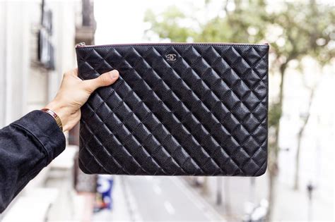 chanel clutch for men|chanel clutch with hand strap.